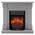 Каминокомплект Real Flame Andrea STD GR с очагом Majestic Lux Black (без пульта)