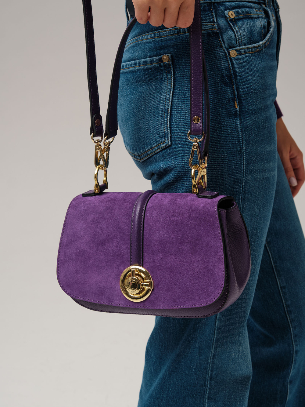 Кросс-боди сумка Azaro 30805 фиолетовая орхидея