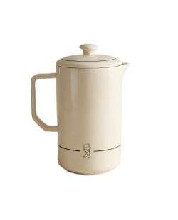 Zara Home френч-пресс из каменной керамики, цвет белый, 17.5 см