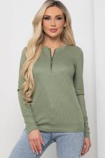 Джемпер "Чувство комфорта" (олива) Б8675 LT Collection