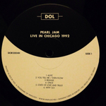 Pearl Jam / Live In Chicago - March 28, 1992 (LP)