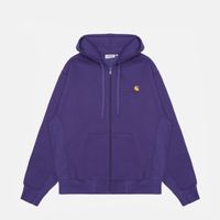  Толстовка мужская Carhartt WIP Hooded American Script Jacket артикул:I033063_aura - купить в магазине Дайс