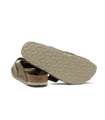 Кожаные шлепанцы kyoto vl taupe Birkenstock - серый(1015573)