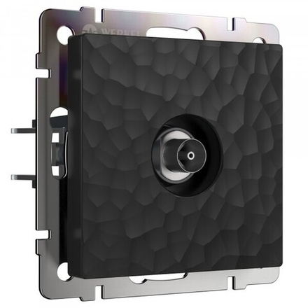 ТВ-розетка оконечная (hammer черный)