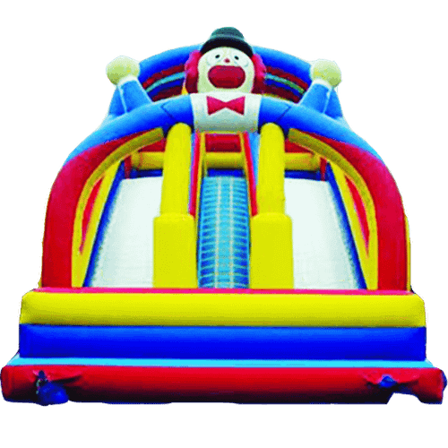 Детский надувной батут-горка "Клоун"