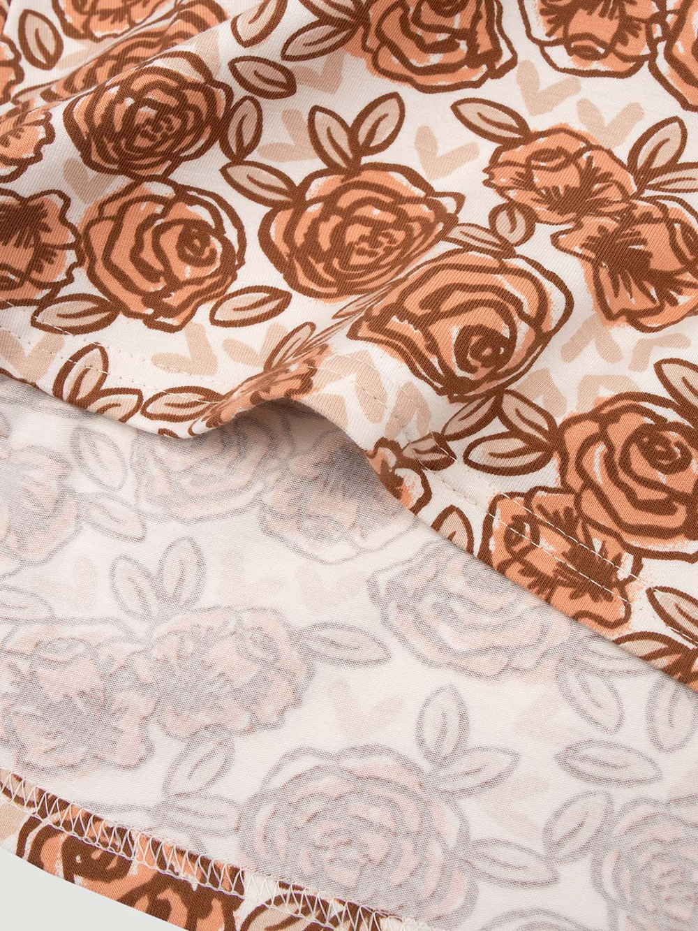 Платье трапеция Mjölk Розы, с коротким рукавом