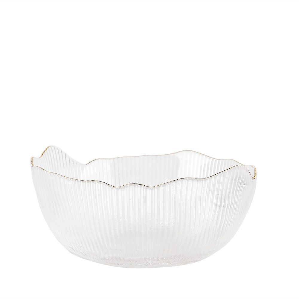 Салатник, набор 3шт. "Frost stripe" (белый) d=12,5/15,5/19см (стекло) (транспортная упаковка)