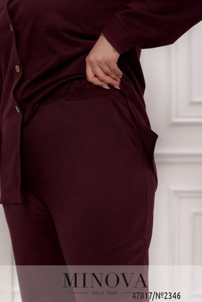 Костюм 2346-бордо Minova