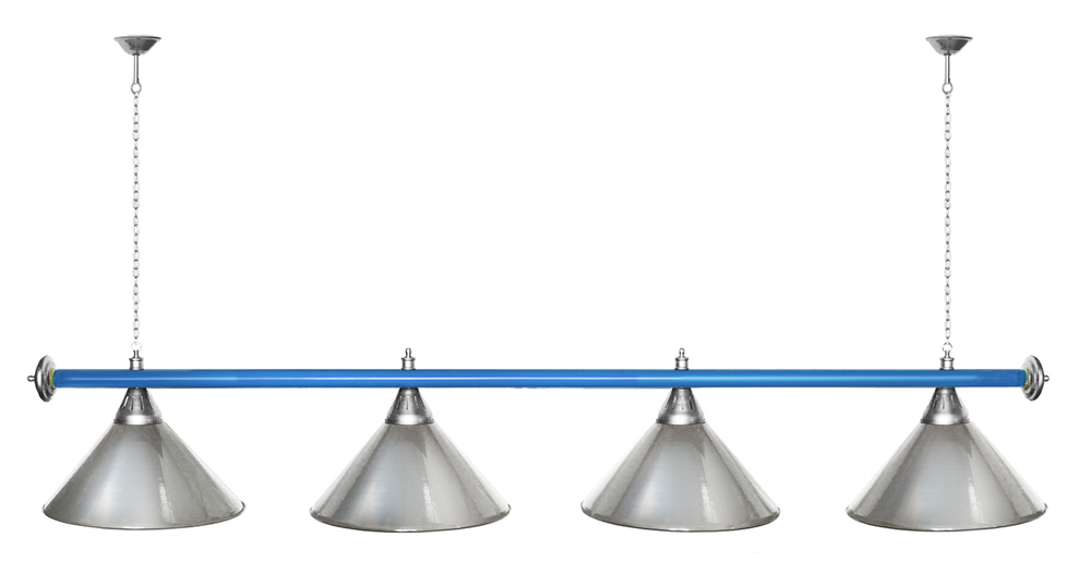 Лампа STARTBILLIARDS 4 пл. (плафоны золотые,штанга золотая,фурнитура золото)