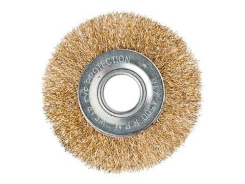 Щетка металл. ЕРМАК для УШМ 100мм/22мм плоская (100шт/кор)