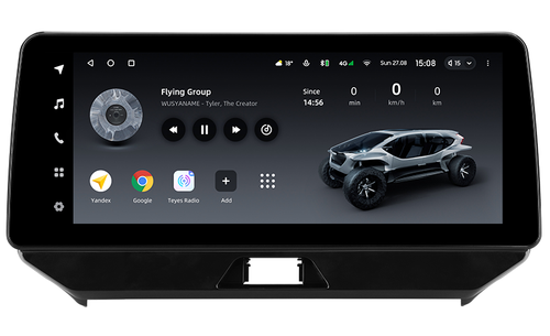 Магнитола для Toyota Venza 2 2020-2024+ (поддержка 360), Harrier XU80 - Teyes LUX ONE монитор 12.3" 2K QLED на Android 10, Быстрая, CarPlay, 4G SIM-слот