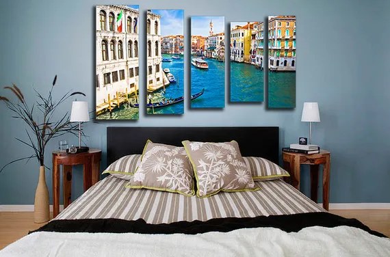 Модульная картина "Красочная Венеция"