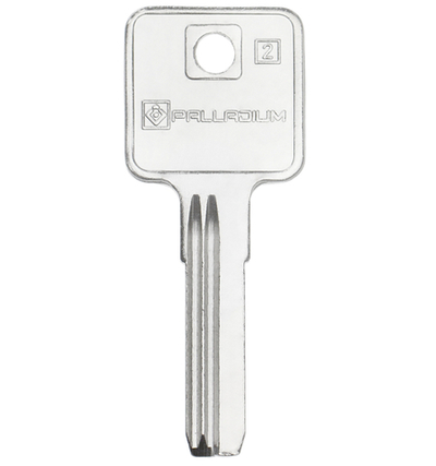Заготовка вертикального ключа 10330 PALLADIUM 2 (2 ПАЗА 8,5*2,3*27мм) КНР