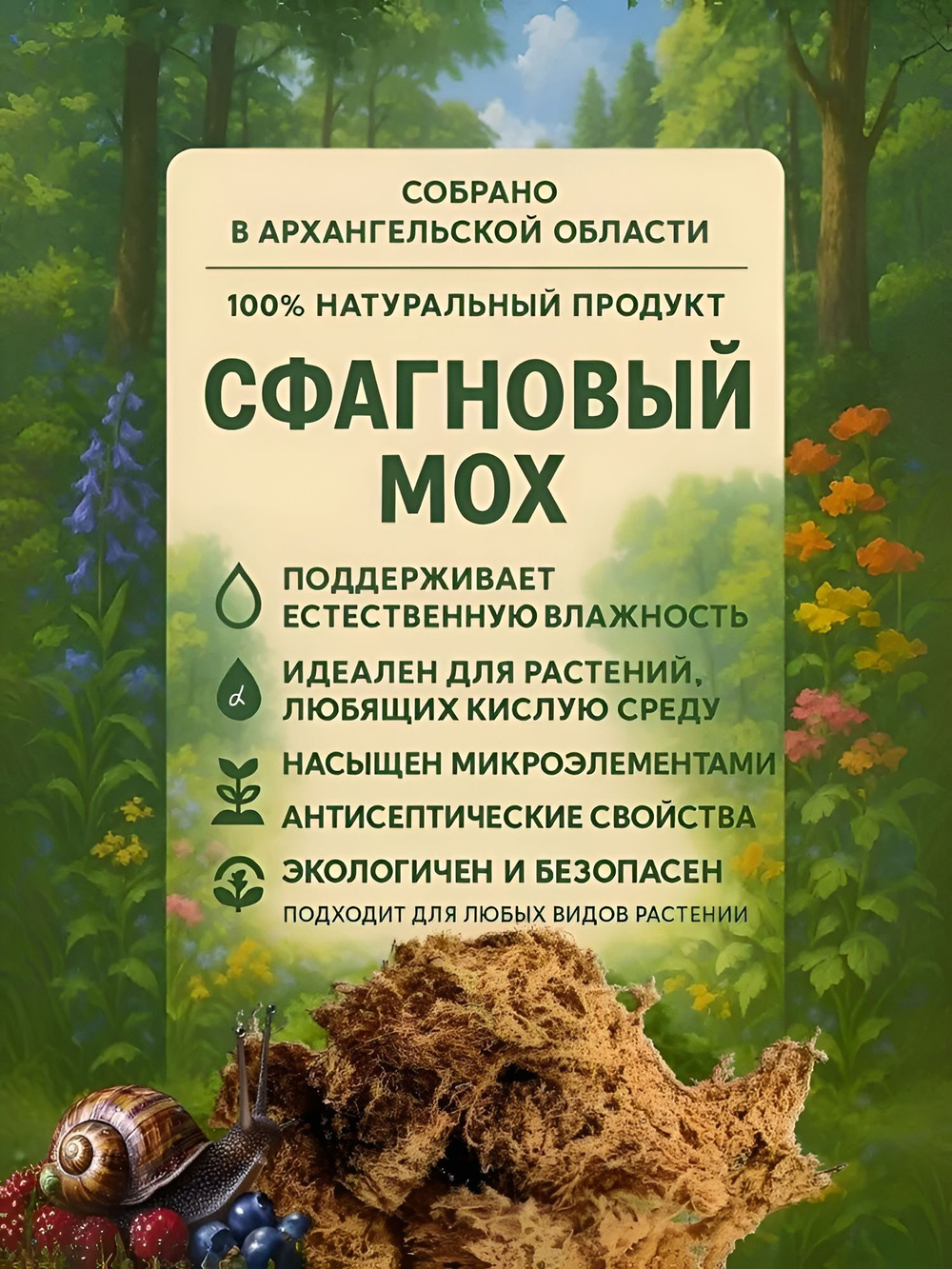 Мох Сфагнум