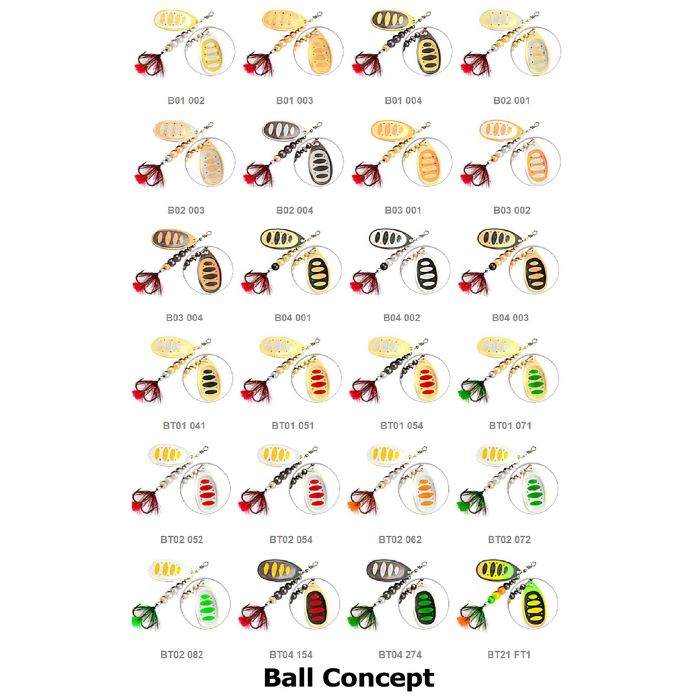 Блесна вращающаяся Pontoon21 BALL CONCEPT, #2, B04-001