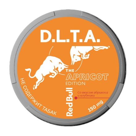 D.L.T.A 150 MG RED BULL - Абрикос и клубника