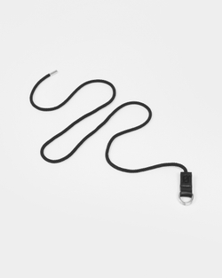 Шнурок одинарный черный