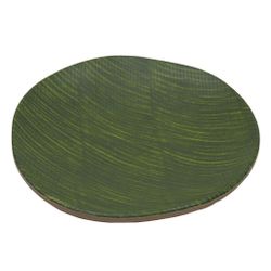 Блюдо 20,5*3 см круглое Green Banana Leaf пластик меламин P.L. Proff Cuisine