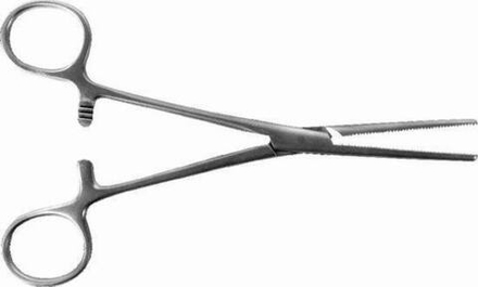 ТМ- З-218 Зажим артериальный прямой Пеана, 166 мм (матир.) (НОВОЕ ИСПОЛНЕНИЕ)