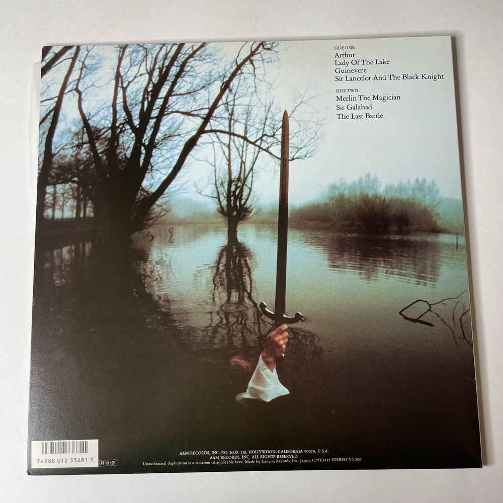 Винтажная виниловая пластинка LP Rick Wakeman The Myths And Legends Of King Arthur And The Knights Of The Round Table (Japan 1986) (Obi)