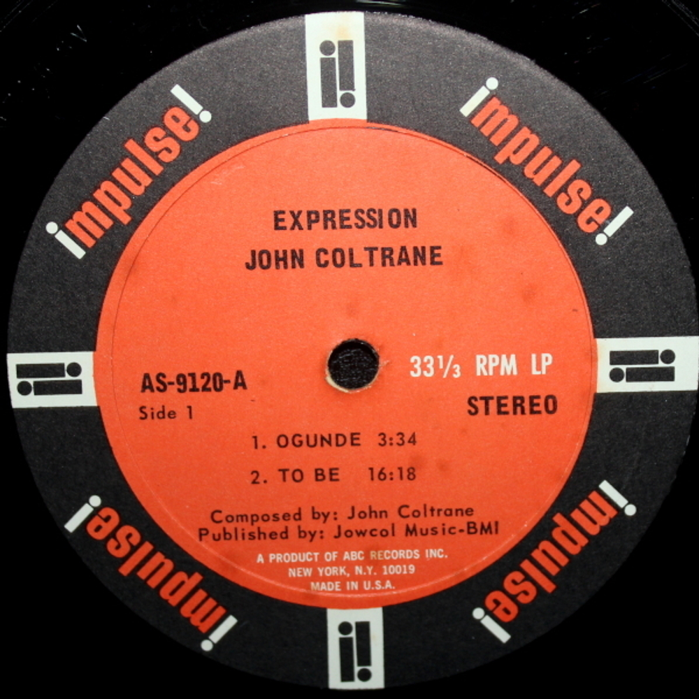John Coltrane / Expression (LP)