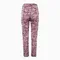 Брюки женские с принтом, цвет розовый с черн рисунком, размер 48