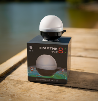 Беспроводной эхолот Практик 8 Маяк GPS