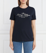 Футболка REG HILFIGER SCRIPT C-NK SS Tommy Hilfiger - темно-синий(WW0WW40293)
