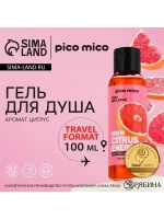 Гель для душа женский Wow citrus juice, 100 мл, аромат цитру