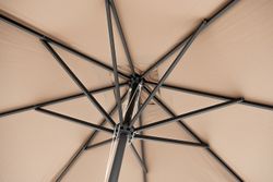 "Джулия" зонт садовый 3х3м на центральной опоре, тент бежевый
