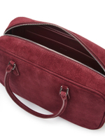 Bag ROMA M NEW suede berry color