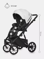 Коляска MONTANA ECCO (2 в 1) (RIKO BASIC) 11 White (белый)