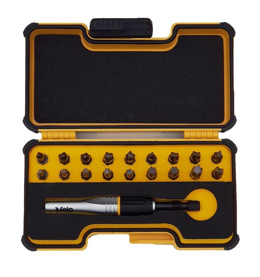 Набор ударных бит PZ/PH/TX Impact с держателем в кейсе, 19 шт, Felo 02071946