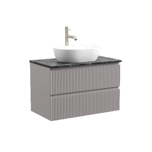 Тумба с раковиной Sancos SNOB R 80 со столешницей, Doha Soft