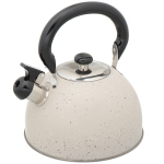 Чайник нерж, 3 л, свист, ручк бакелит, Daniks, беж мрамор, M-009W