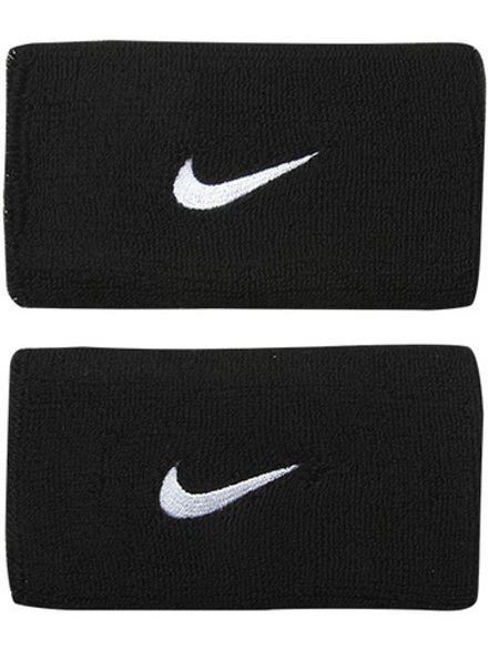 Теннисные напульсники Nike Swoosh Double-Wide Wristbands