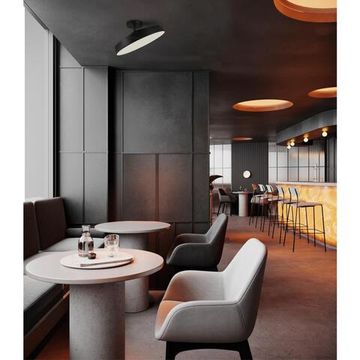 7656/12L MITRA LED SN 083 Светильник пластик/белый/черный LED 12Вт 4000K D200 IP20 MIRA BLACK