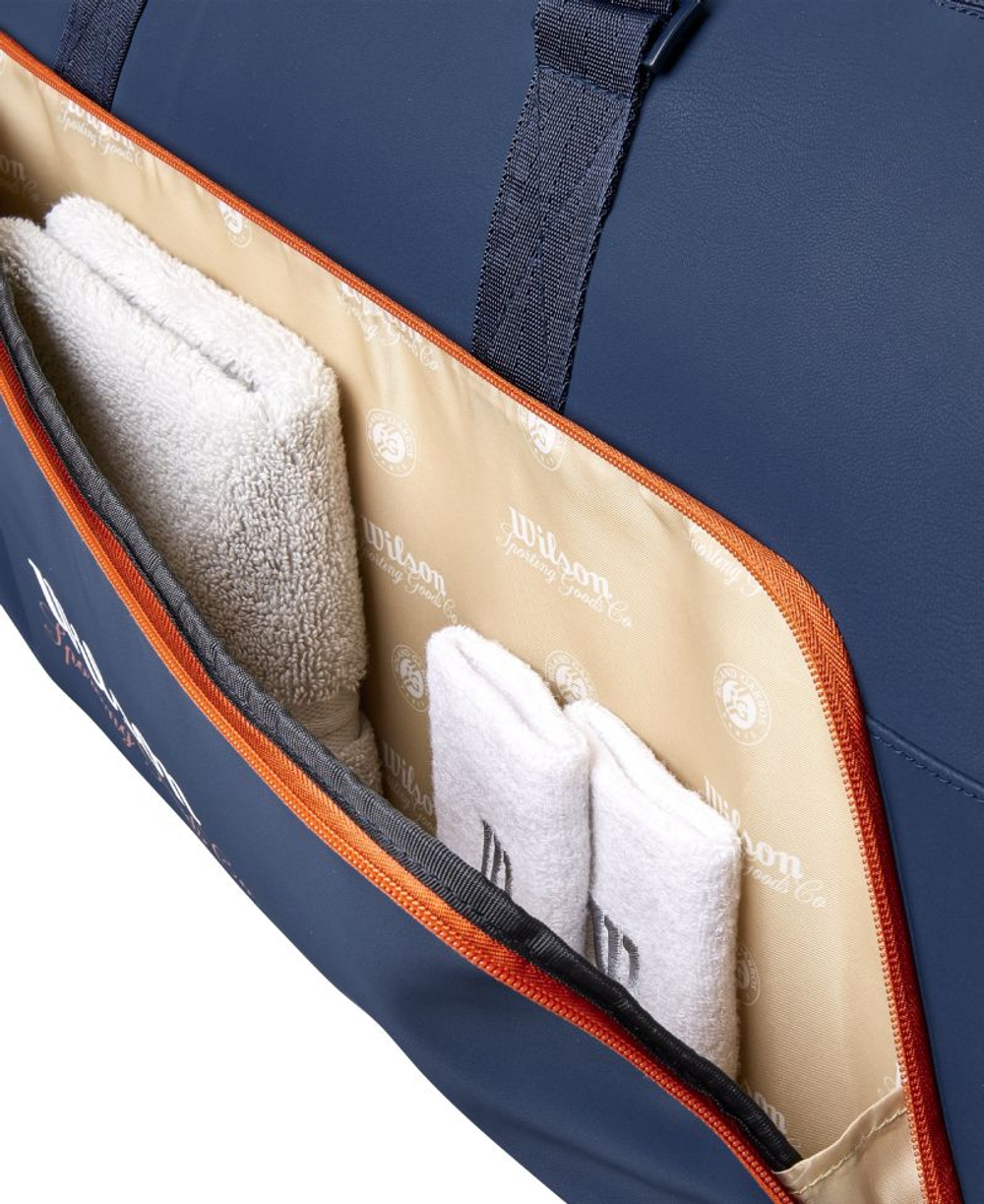 Теннисная сумка Wilson Roland Garros Session De Soiree Large Duffel 2026 - navy/clay