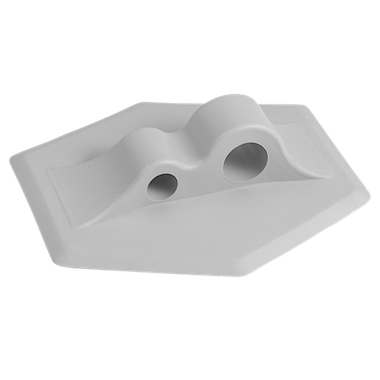 Крепление лееров безопасности PVC серое DJ801