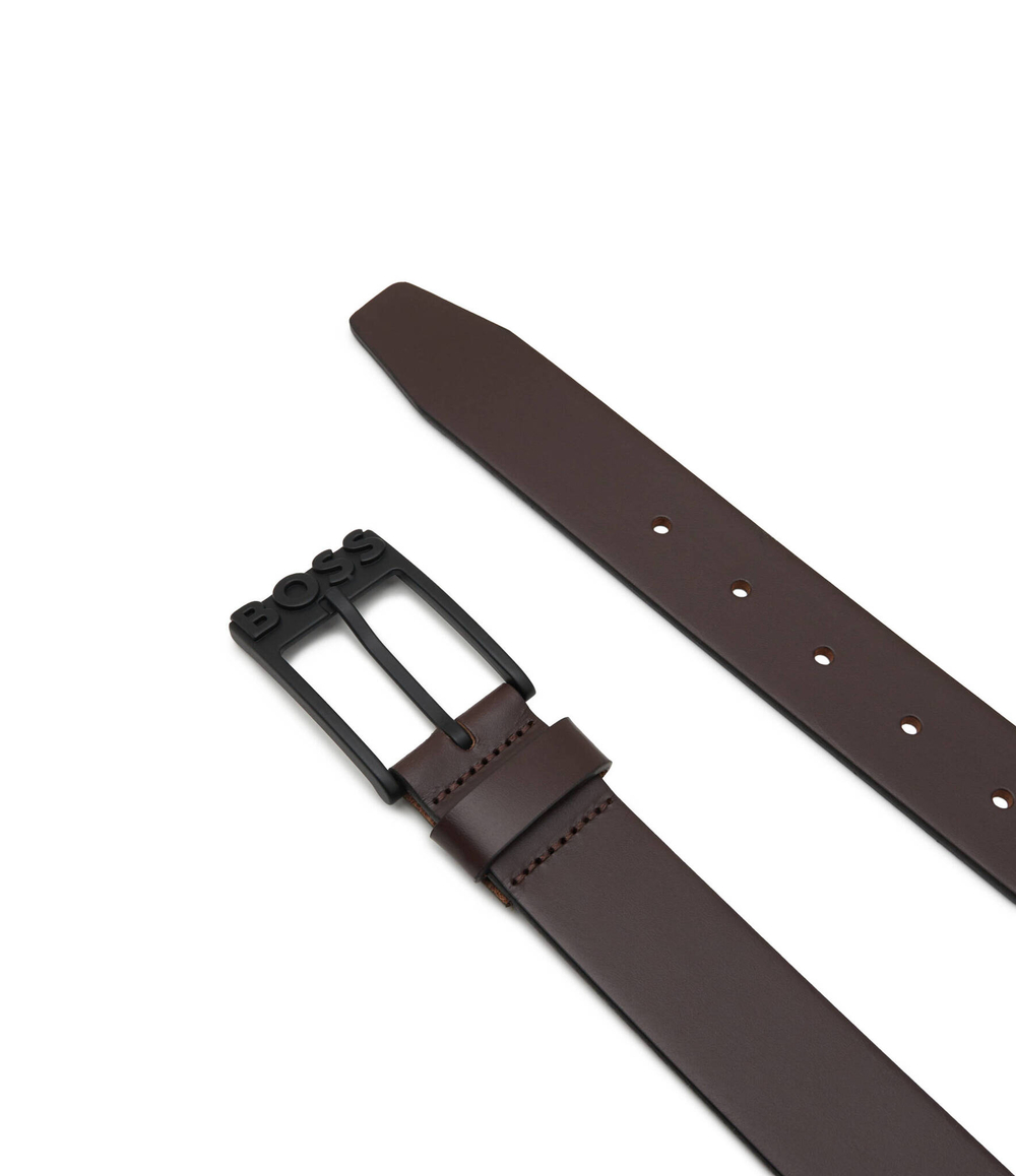 Кожаный ремень Simo-R-B_Sz BOSS BLACK - коричневый(50491879)