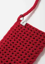 Вязаная сумочка FOS Красная