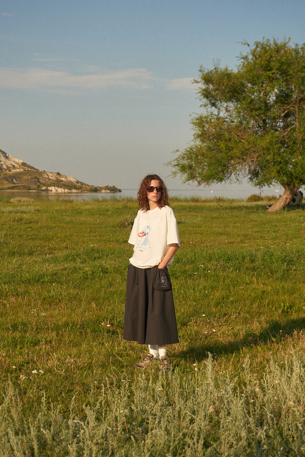 Юбка Called a Garment Niwa Skirt "Black"