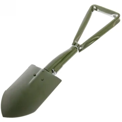 Лопата туристическая складная 60см в чехле, цвет хаки