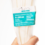 упаковка Стяжки морозостойкие Арктик 8*300 (7,6*300 мм) белые - 100 шт/уп | Хомуты кабельные морозостойкие