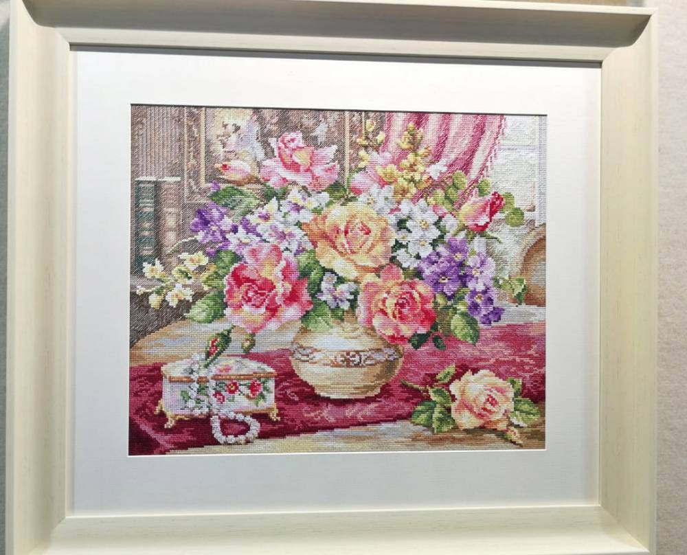 "Розы в гостинной"-2-50 вышивка