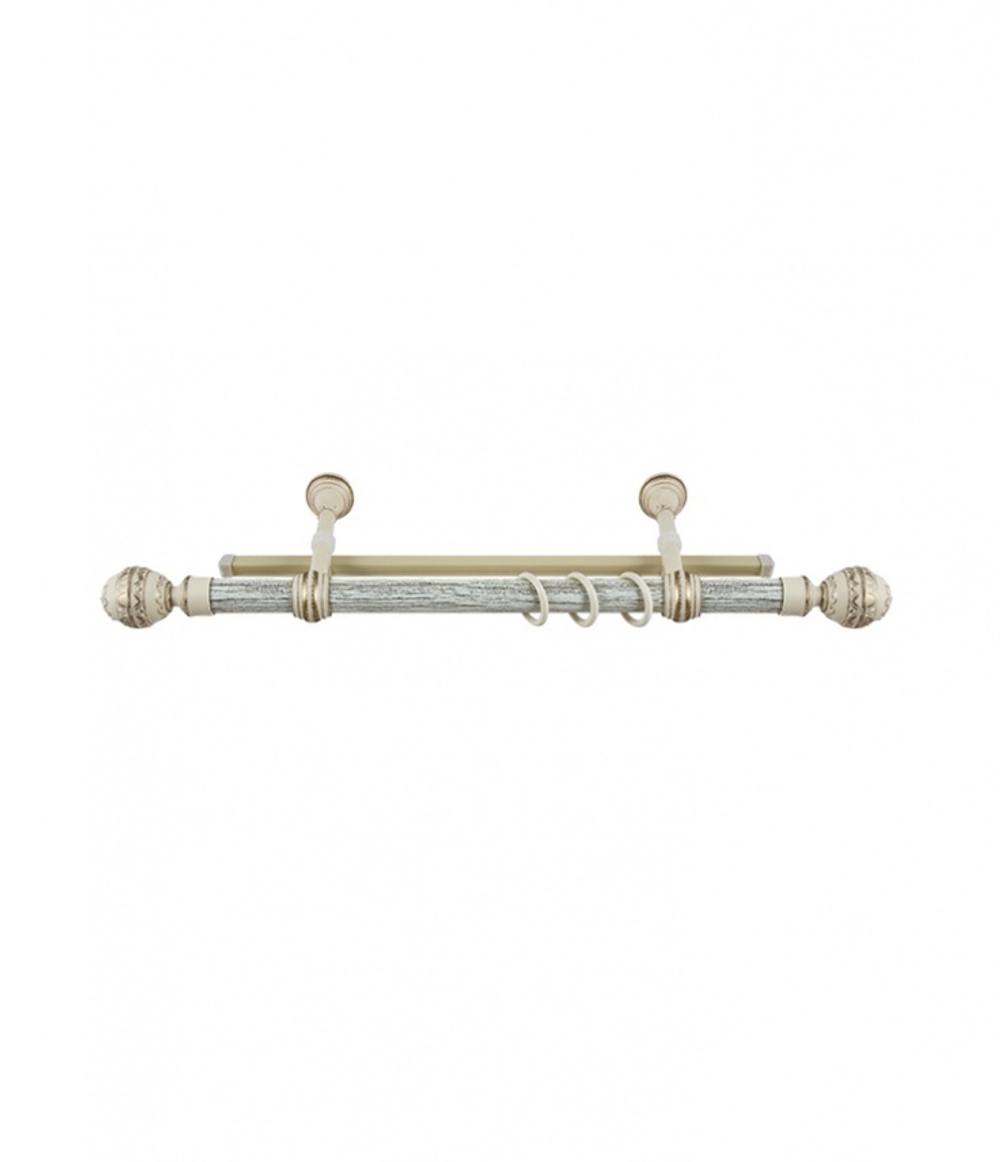 Карниз круглый Legrand Валанс 2-х  рядный 2400 мм