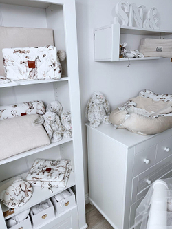 Комплект постельного белья Lepre New Savannah 6 предметов 125х65 см белый/песочный