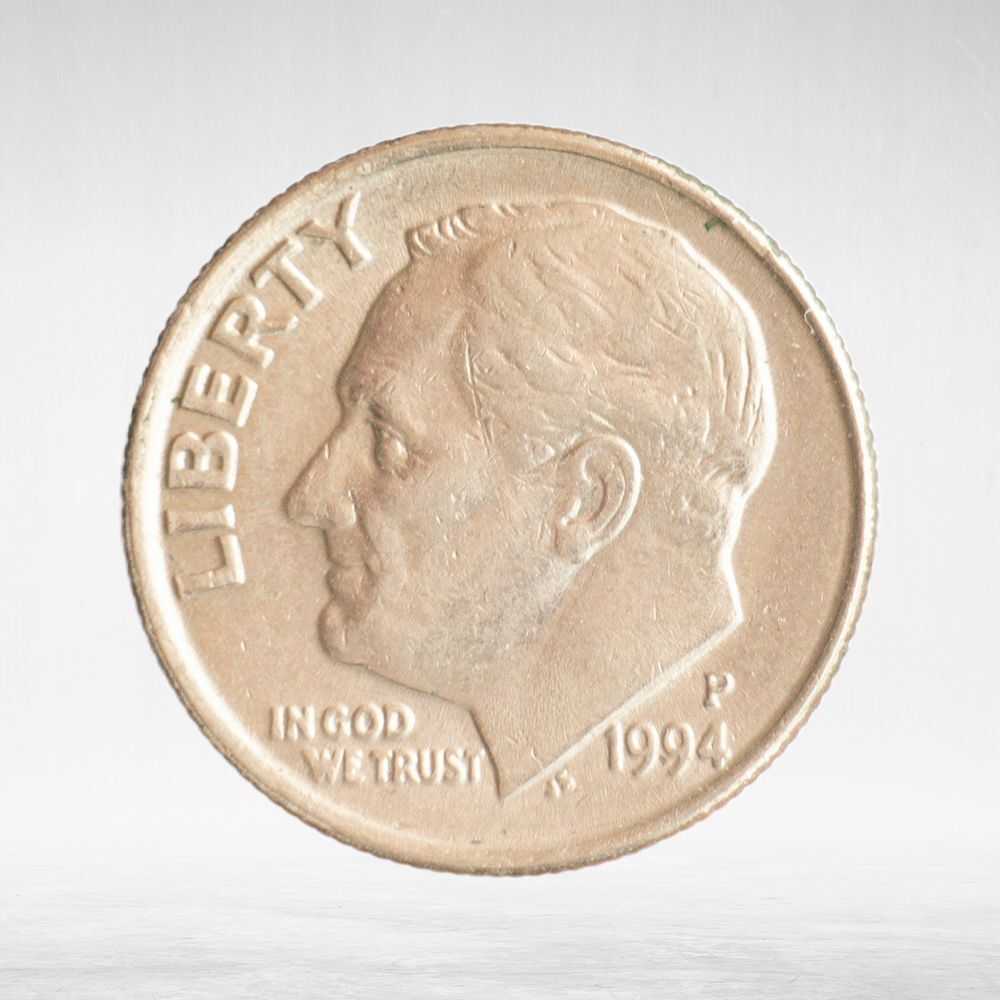 USA, 1 Dime, 1994 - Roosevelt Dime (P), XF