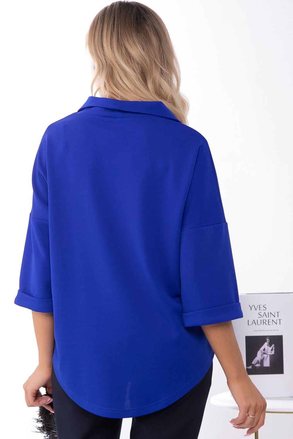 Блуза "Аста" Б7332 (электрик) LT Collection (Акция)