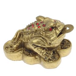 GAEM Фигурка декоративная "Лягушка денежная", L6 W5 H3 см